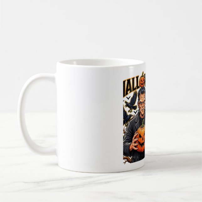 Mug Monstre de Frankenstein d'Halloween (Gauche)