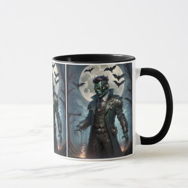 Mug Monstre de Frankenstein Steampunk Halloween (Droite)