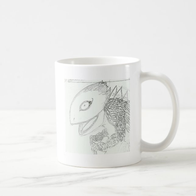 Mug monstre de lézard (Droite)