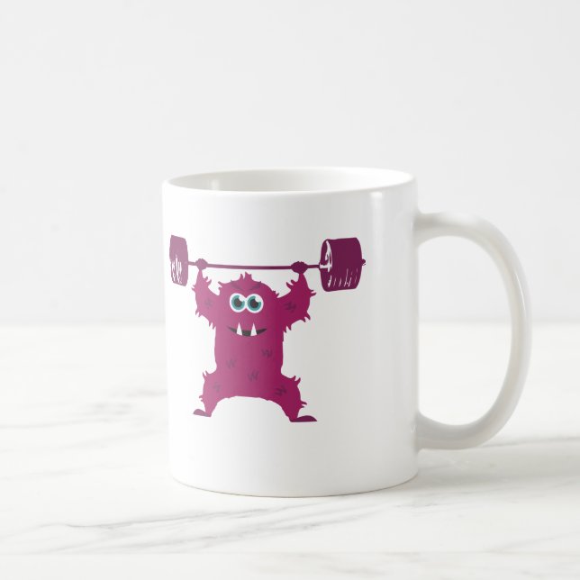 Mug Monstre de WOD (monstre mignon de bribe d'haltère) (Droite)