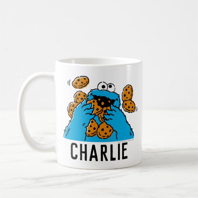 Mug Monstre des cookies mangeant tous les cookies (Gauche)