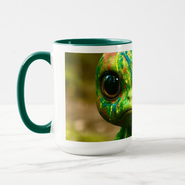 Mug Monstre Goo Vert - Toile Déplaisante (Gauche)