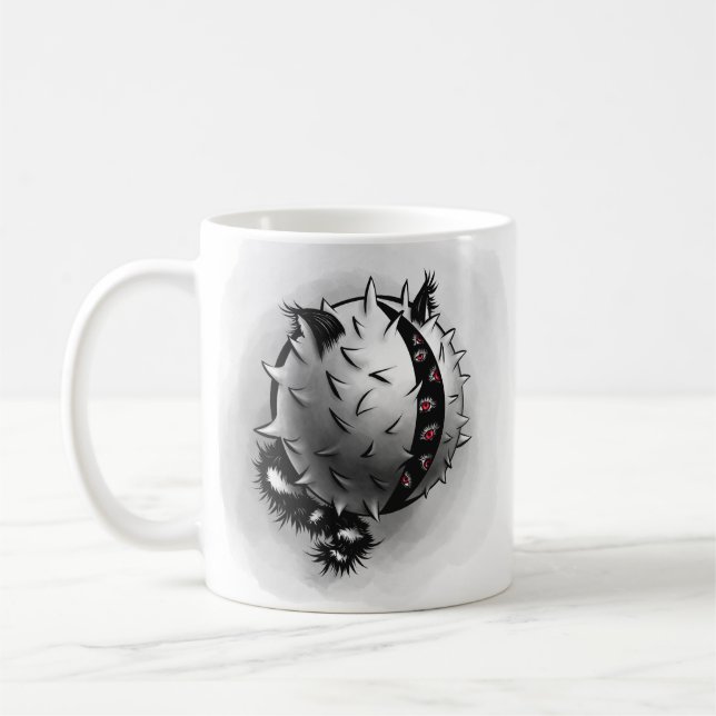 Mug Monstre Imaginaire sombre de l'art horreur (Gauche)