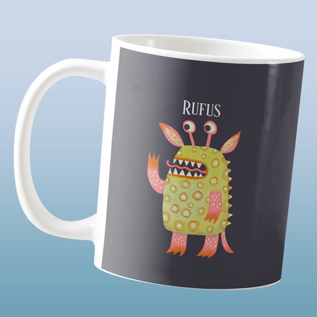 Mug Monstres amusants Personnalisé (Fun monster personalized name mug)