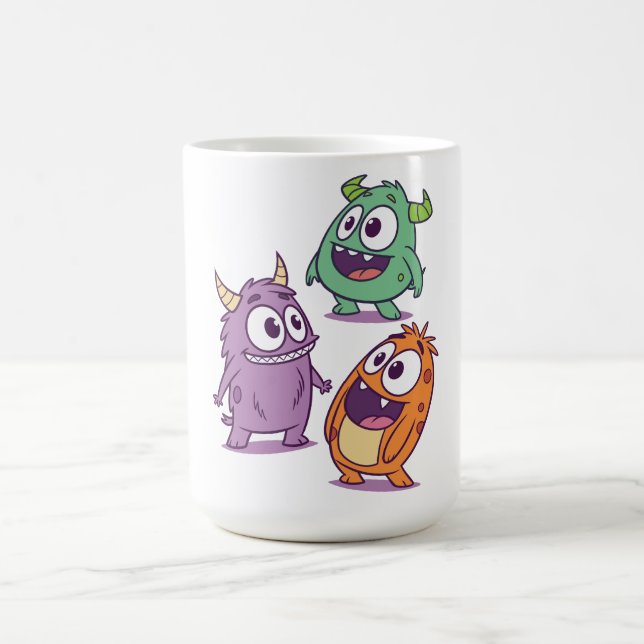 Mug Monstres de caricatures - Sympa personnage Big-Eye (Centre)