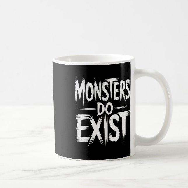 Mug Monstres Existe Exercice Horreur Halloween (Droite)
