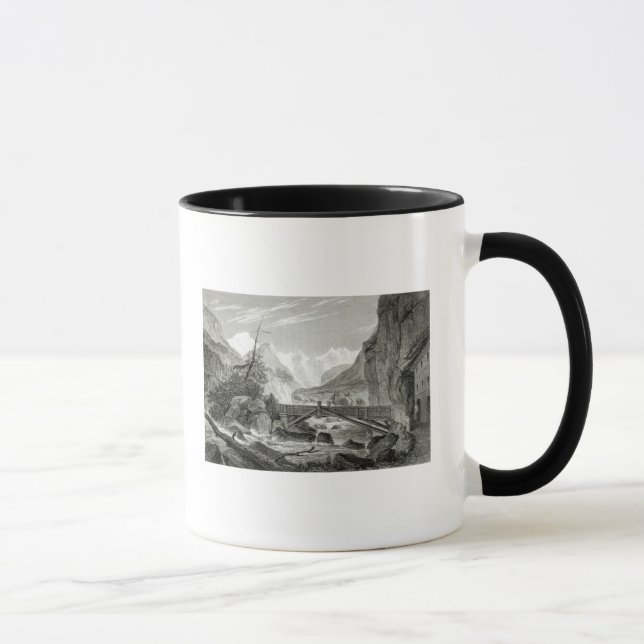Mug Mont Blanc des bains de St Didier (Droite)