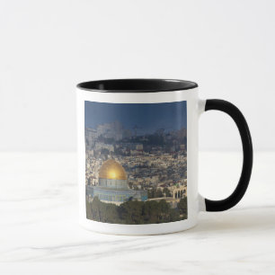 Mug Mont du Temple et dôme du Rocher, aube