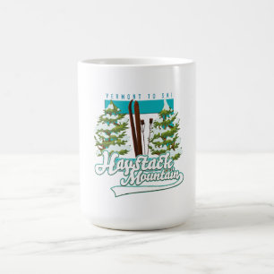 Mug Mont Haystack Vermont USA Ski logo