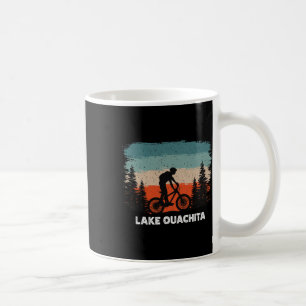 Mug Mont Ouachita en VTT Coucher de soleil Rétro Vinta