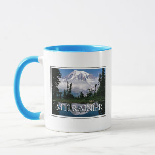 Mug Mont Rainier   Reflet dans un étang de montagne