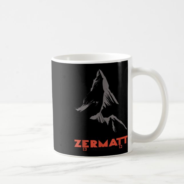 Mug Montagne À Zermatt, Valais, Suisse (Droite)