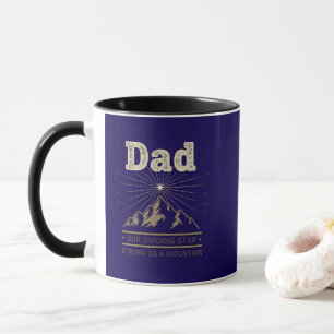 Mug Montagne de l'étoile directrice Papa