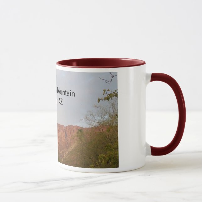 Mug Montagne de saut d'Apache, supérieur, AZ (Droite)
