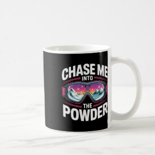 Mug Montagne de ski pour hommes et femmes. Ski sur pou