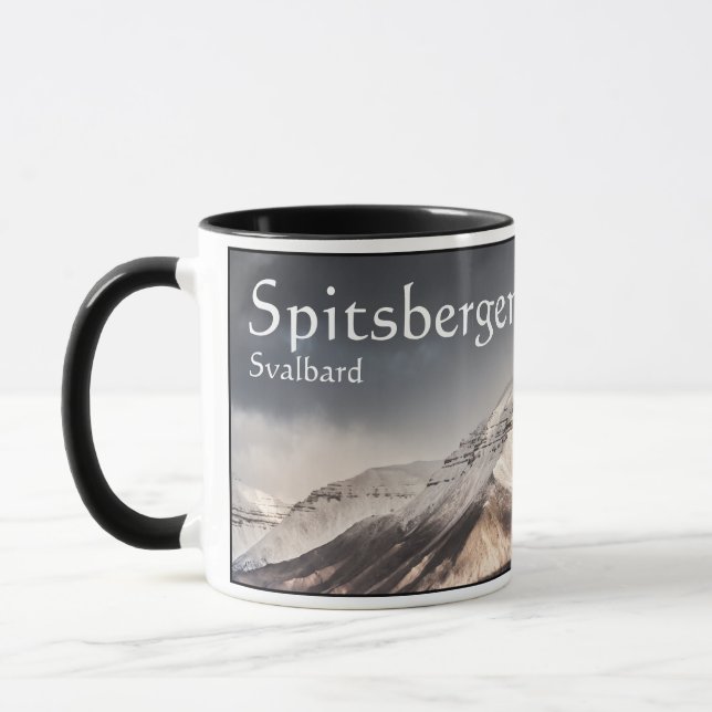 Mug Montagne de Svalbard (Gauche)