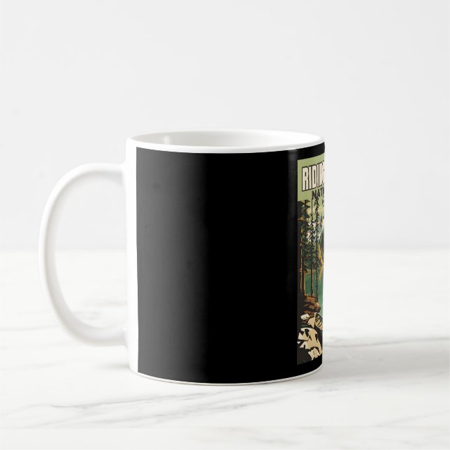 Mug Montagne d'équitation � Esprit des montagnes (Gauche)
