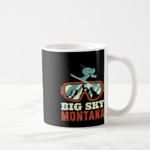 Mug Montagne Des Neiges Montana Ski Vintage Rétro Et S