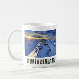 Mug Montagne Shilthorn Alpes suisses Suisse lever du s