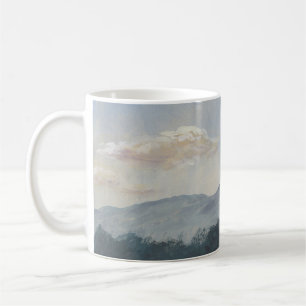 Mug Montagnes Bleues Gouache : Scène Nature Vibrante