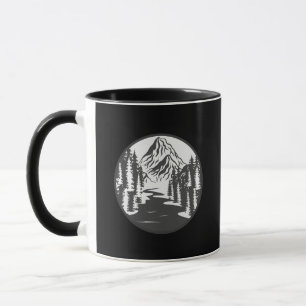 Mug Montagnes de Randonnées amusantes - Arbre du Cercl