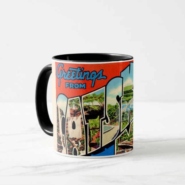 Mug Montagnes rétro Catskill  (Devant gauche)