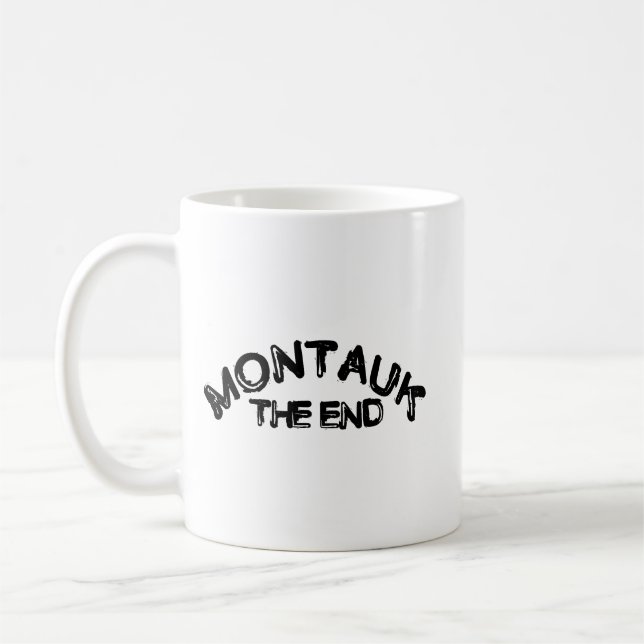 Mug Montauk La Fin Journee de plage à Long Island Les  (Gauche)