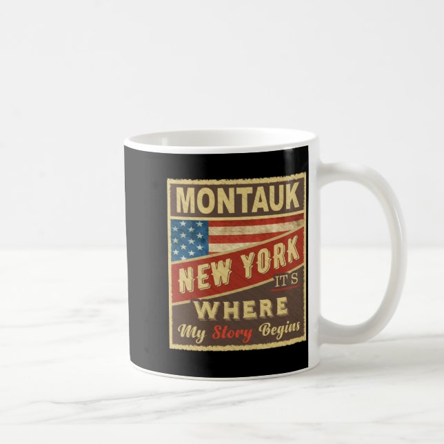 Mug Montauk Ny Its Where My Story Begins _1  (Droite)