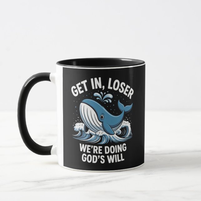Mug monte, perdant nous faisons la volonté de dieu (Gauche)