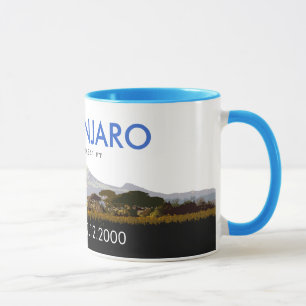 Mug Montée personnalisée du mont Kilimandjaro