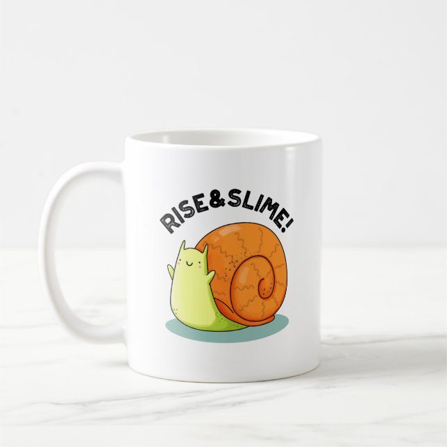 Mug Monter Et Slime Funky Snail Pun (Gauche)