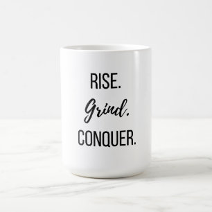 Mug Monter Grind Conquer Motivation