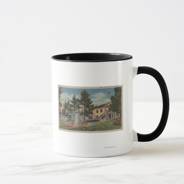 Mug Monterey, CA - Colton Hall Vue et terrains (Droite)
