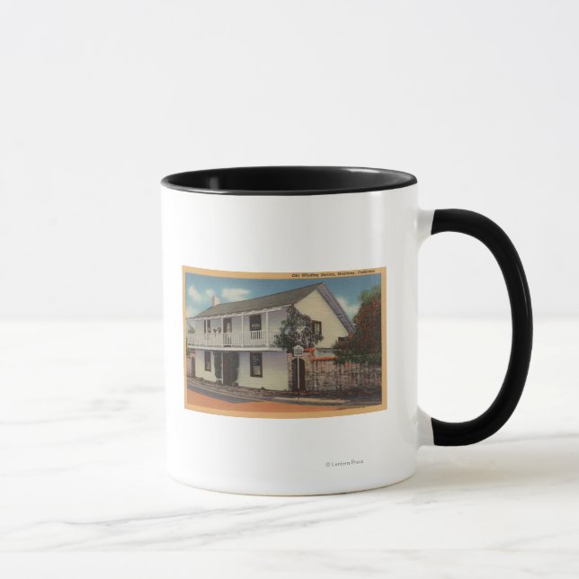 Mug Monterey, Californie Vue de la vieille station bal (Droite)