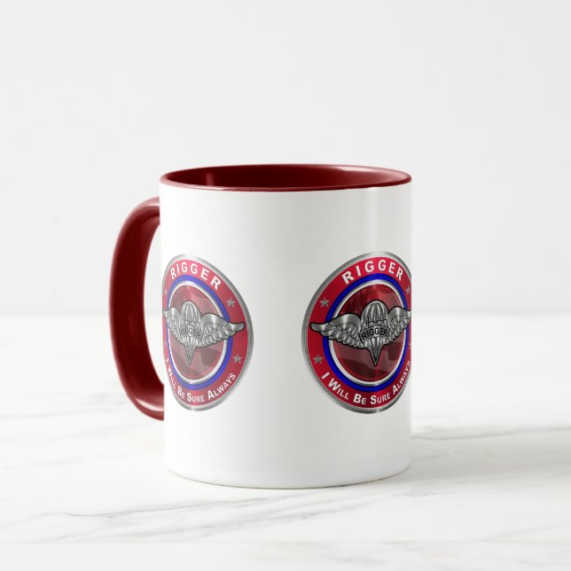 Mug Monteur de parachute (Devant gauche)