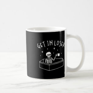 Mug Montez Dans Le Squelette Loser Dans Le Café Hommes