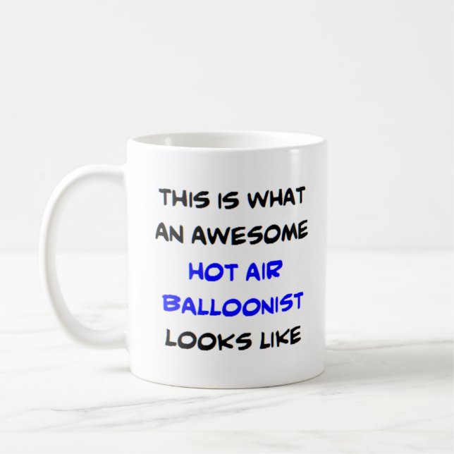 Mug montgolfière, génial (Gauche)