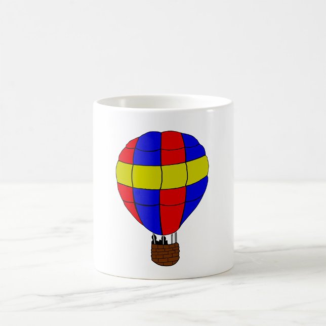 Mug Montgolfière rouge, bleue et jaune (Créateur téléchargé)