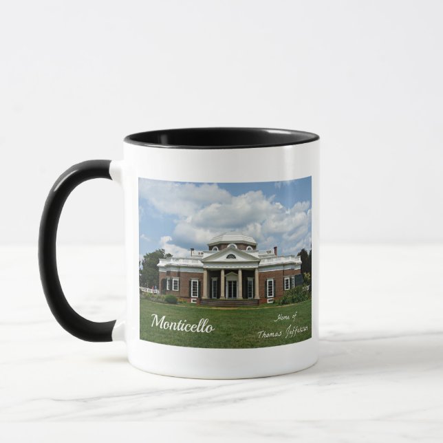 Mug Monticello, Maison de Thomas Jefferson (Gauche)
