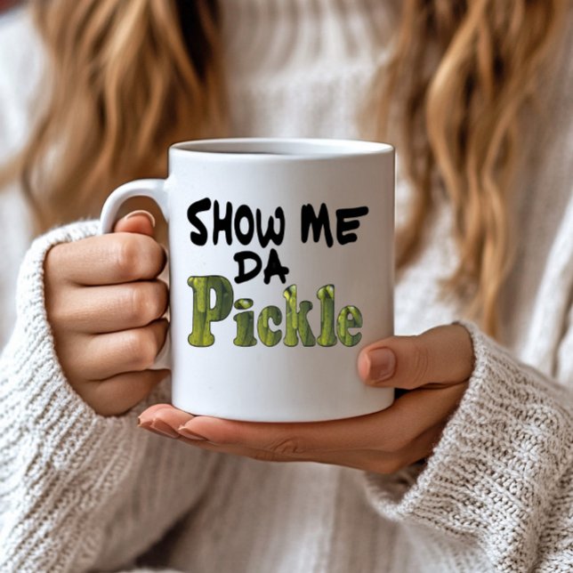 Mug Montre-moi le cornichon (Créateur téléchargé)