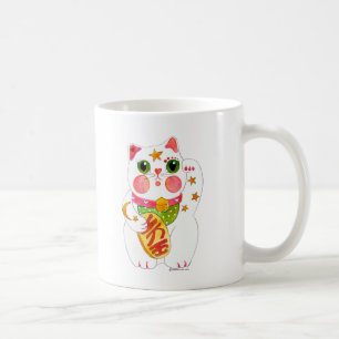 Mug Montrer le chat du doigt Maneki Neko