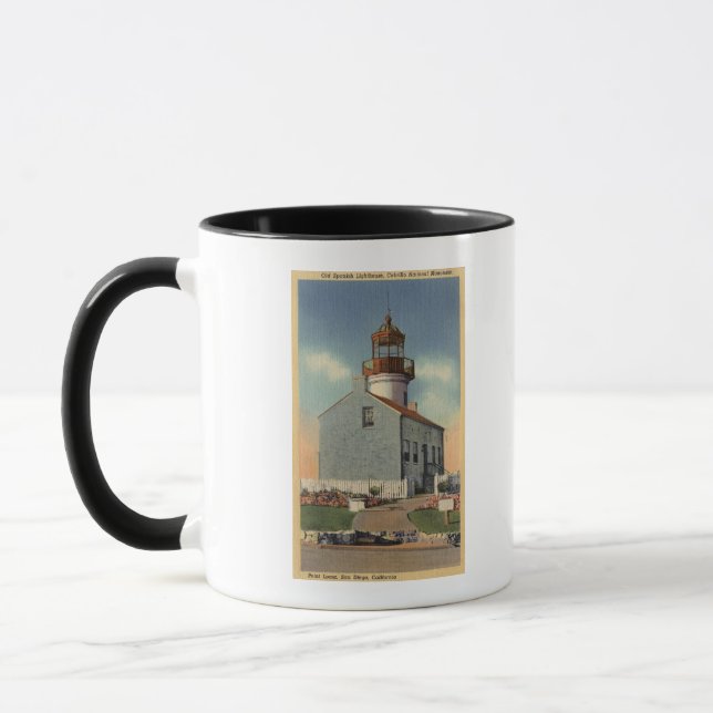 Mug Monument de Cabrillo Nat'l, phare de Point Loma (Gauche)