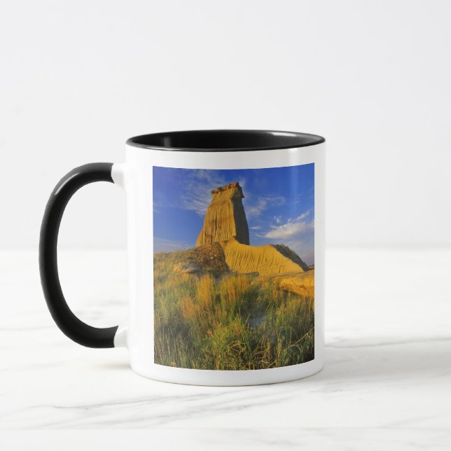 Mug Monument érodé dans le petit Missouri (Gauche)