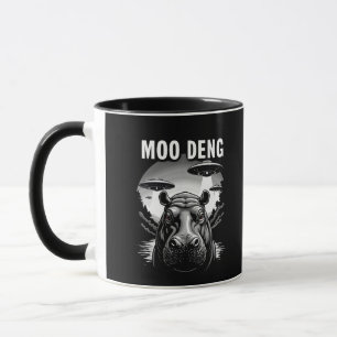 Mug Moo Deng Baby Pygmy Hippo Aliens OVNI