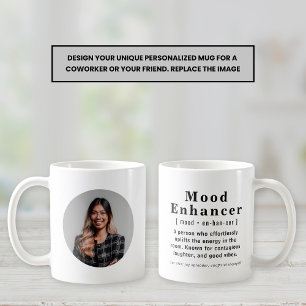 Mug Mood Enhancer Personnalisé Photo Office Thé Cadeau