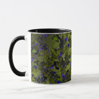 Mug Moody Dark Hop Vine Abstract Design Coffee