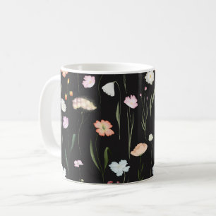 Mug Moody Fleur sauvage Black Floral