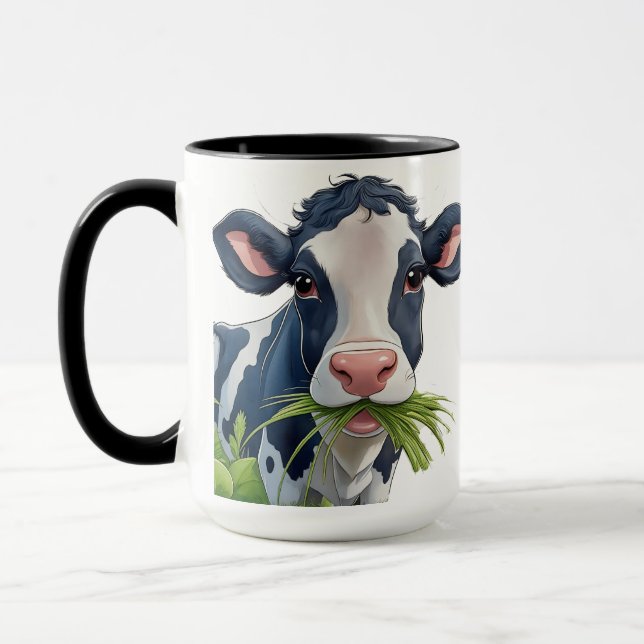 Mug Moolicious... vache heureuse (Gauche)