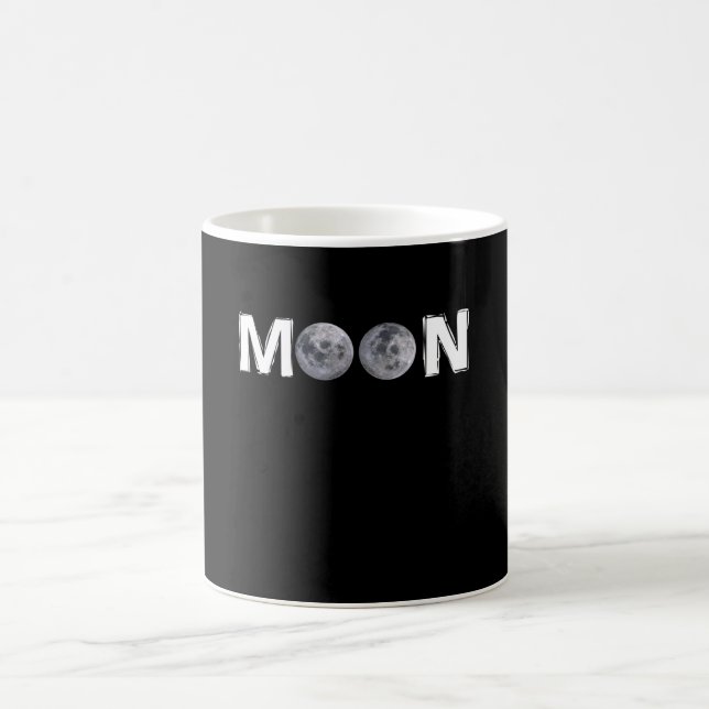 Mug Moon Design avec 2 lune au lieu du double "O" (Centre)