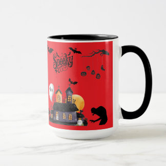 Mug Moonlit Mischief bright red
